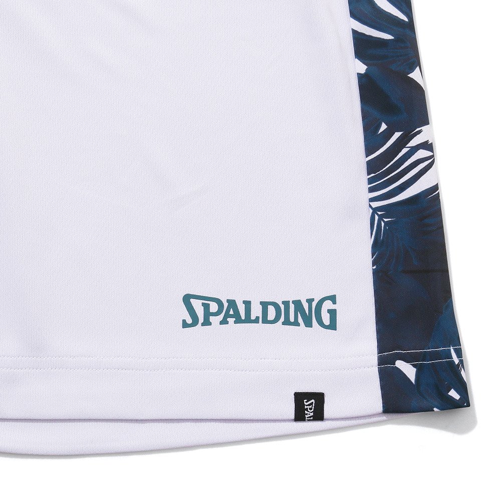 スポルディング（SPALDING）（キッズ）バスケットボールウェア ジュニア プラクティスパンツ ネオン トロピカル サイド SJP24054WH 速乾 UVカット