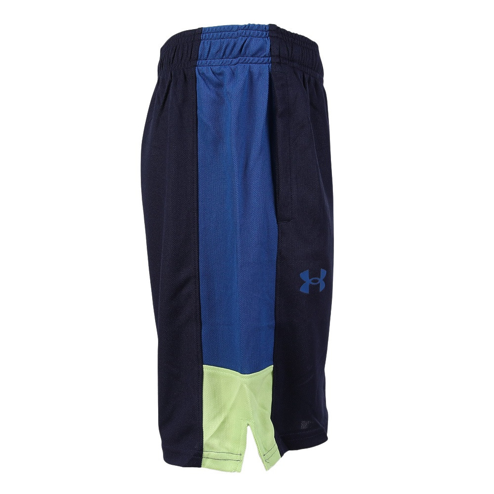 アンダーアーマー（UNDER ARMOUR）（キッズ）バスケットボールウェア ジュニア ベースライン ショーツ 1383402 410