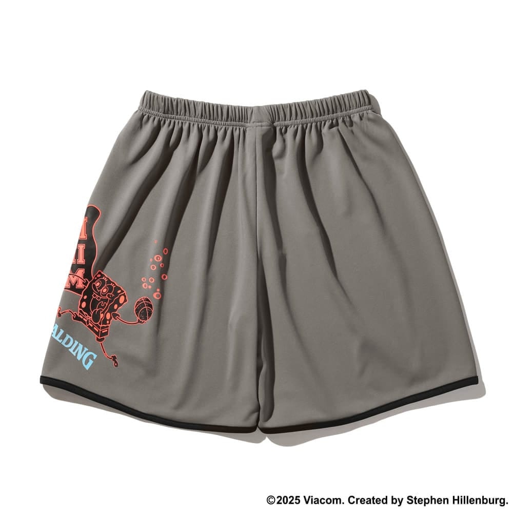 スポルディング（SPALDING）（キッズ）バスケットボールウェア ジュニア プラクティスパンツ スポンジ・ボブ チーム ビキニボトム SJP25066SST