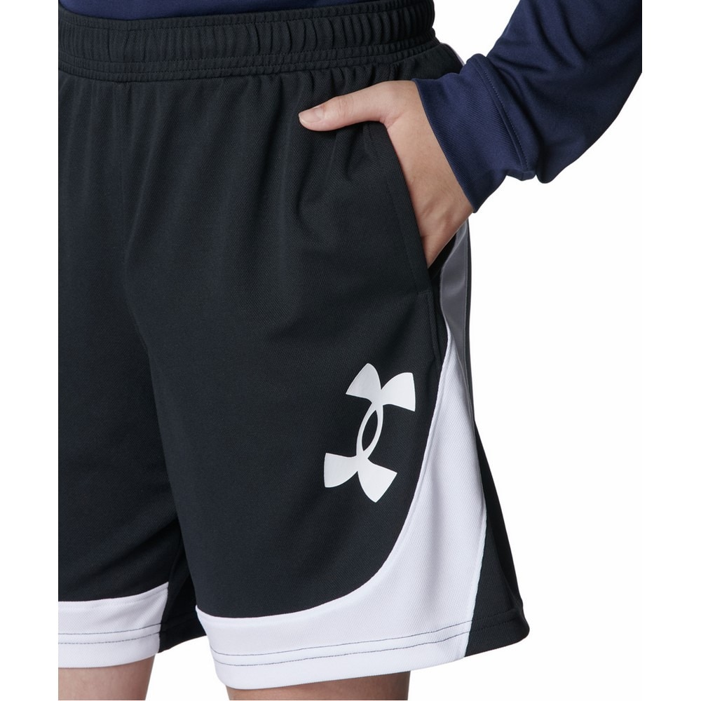 アンダーアーマー（UNDER ARMOUR）（キッズ）バスケットボールウェア ジュニア ゾーン ショーツ 6003969 003