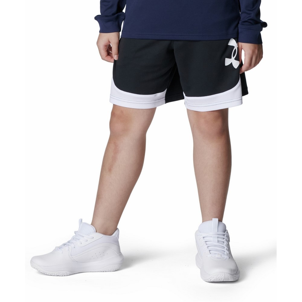 アンダーアーマー（UNDER ARMOUR）（キッズ）バスケットボールウェア ジュニア ゾーン ショーツ 6003969 003