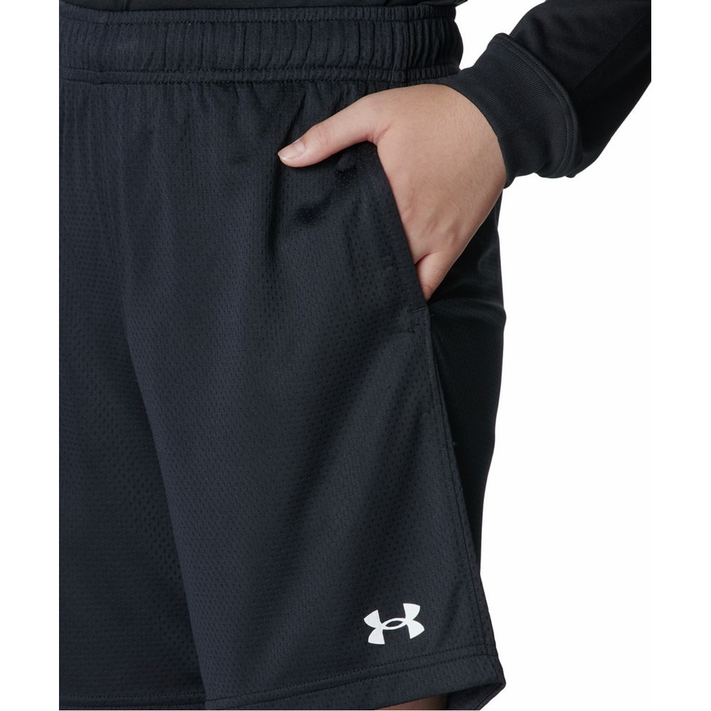 アンダーアーマー（UNDER ARMOUR）（キッズ）バスケットボールウェア ジュニア ゾーン メッシュショーツ 6010341 001