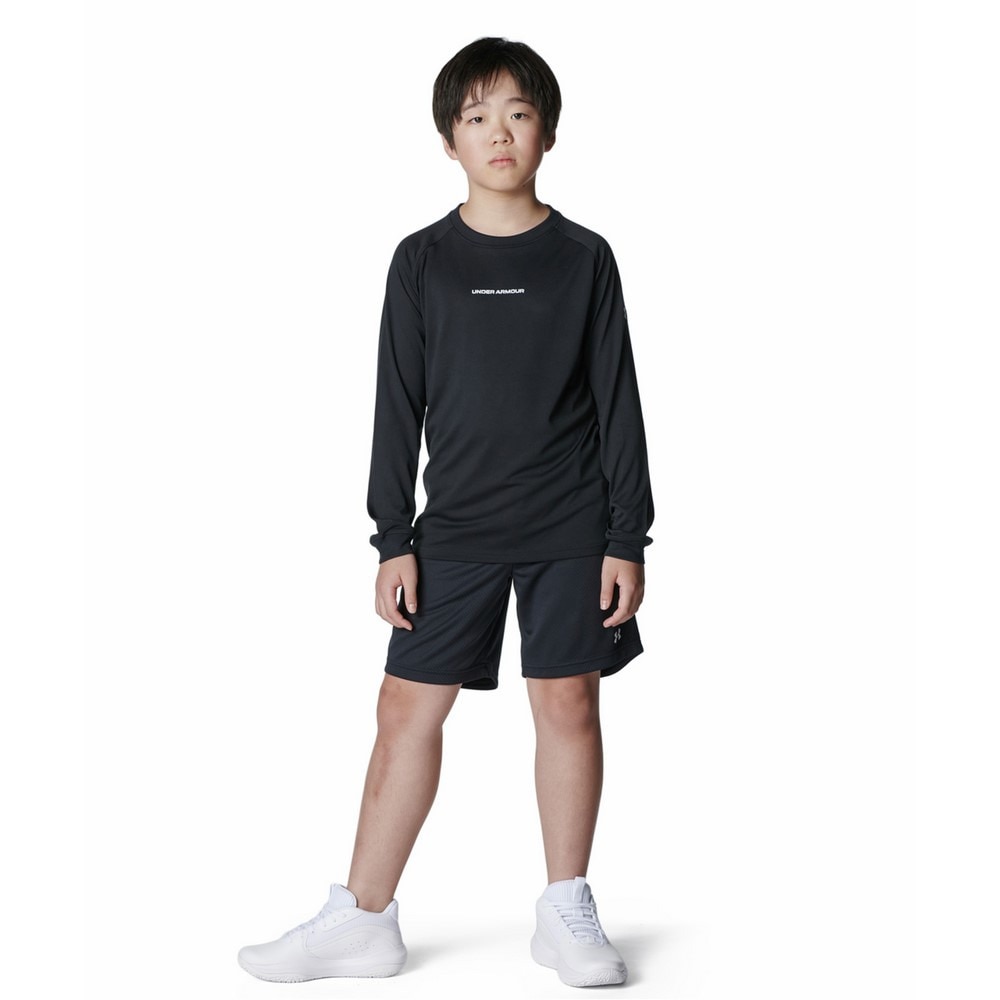 アンダーアーマー（UNDER ARMOUR）（キッズ）バスケットボールウェア ジュニア ゾーン メッシュショーツ 6010341 001