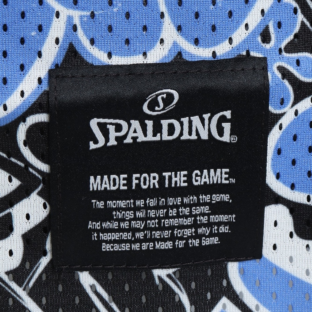 スポルディング（SPALDING）（メンズ、レディース）バスケットボールウェア ジャージーショーツ スポンジ・ボブ グラフィティ SMP25156SBL