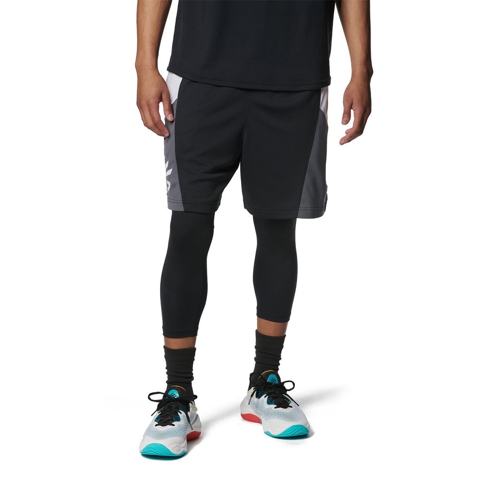 アンダーアーマー（UNDER ARMOUR）（メンズ）バスケットボールウェア カリー 3/4レギンス 1379828 003 速乾