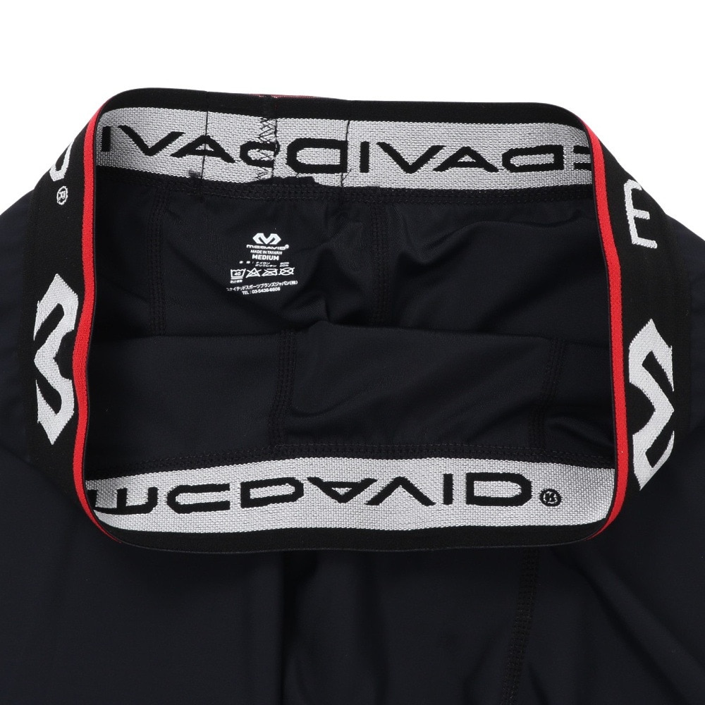 マクダビッド（McDavid）（メンズ）バスケットボール UVカット インナー スパッツ コンプレッション ショーツ M706 BK 速乾
