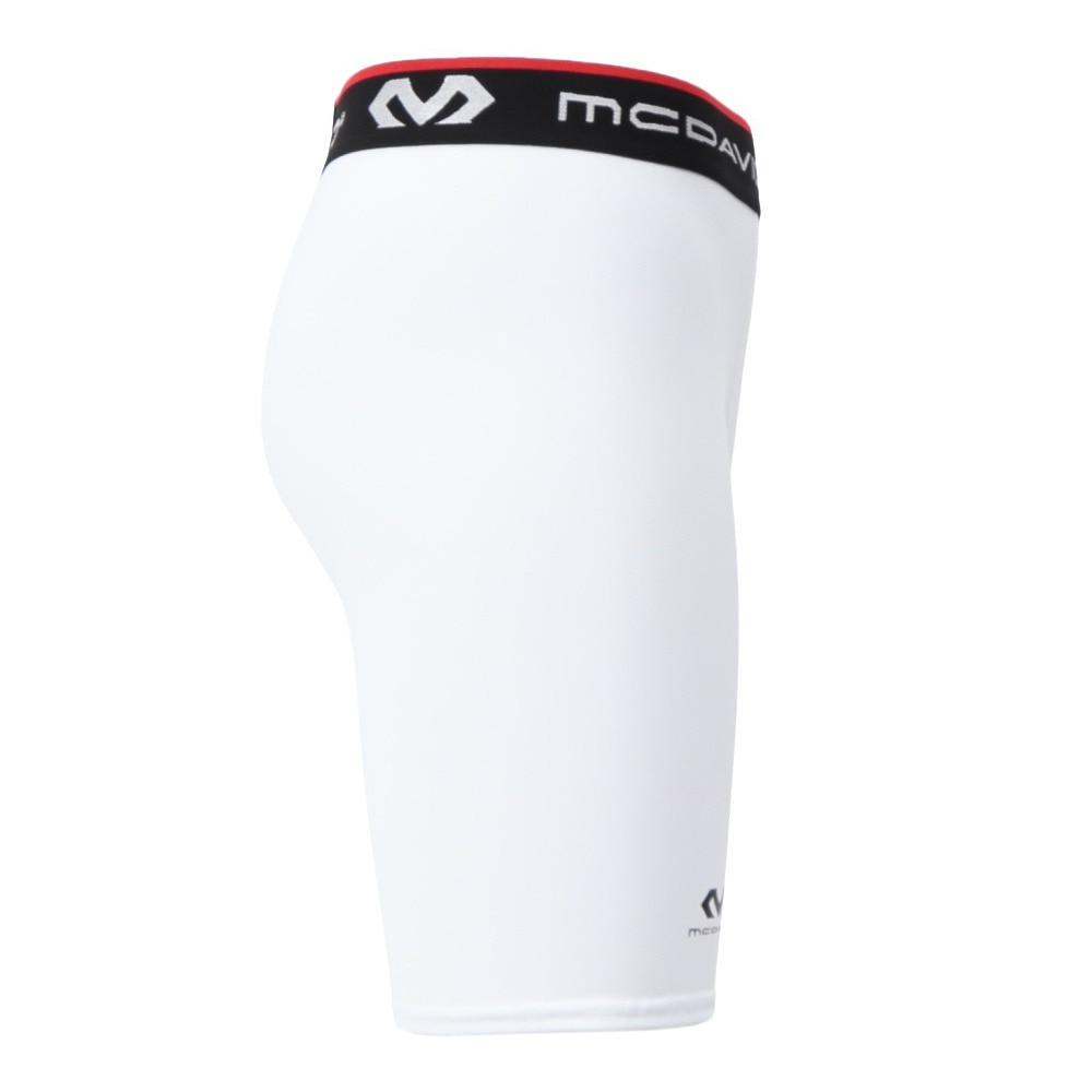 マクダビッド（McDavid）（メンズ）バスケットボール UVカット インナー スパッツ コンプレッションショーツ M706 WH 速乾