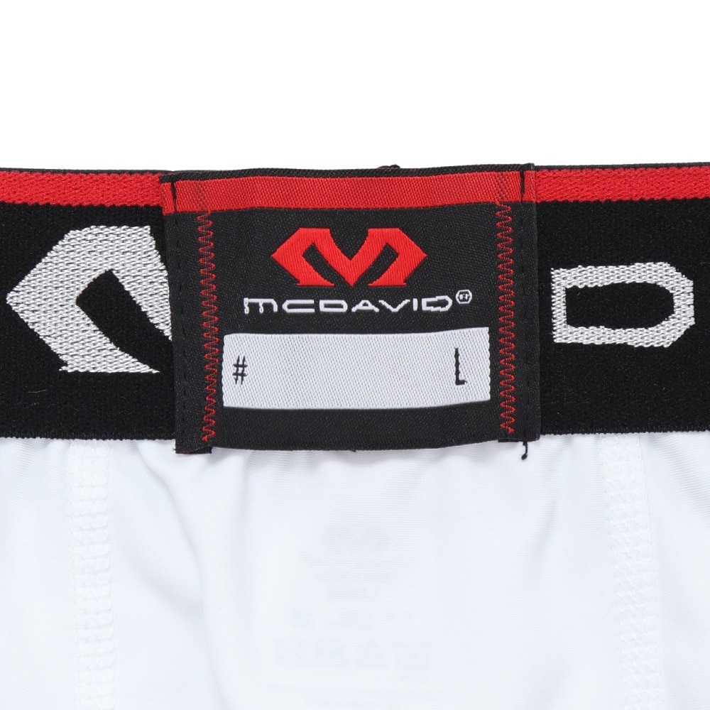 マクダビッド（McDavid）（メンズ）バスケットボール UVカット インナー スパッツ コンプレッションショーツ M706 WH 速乾