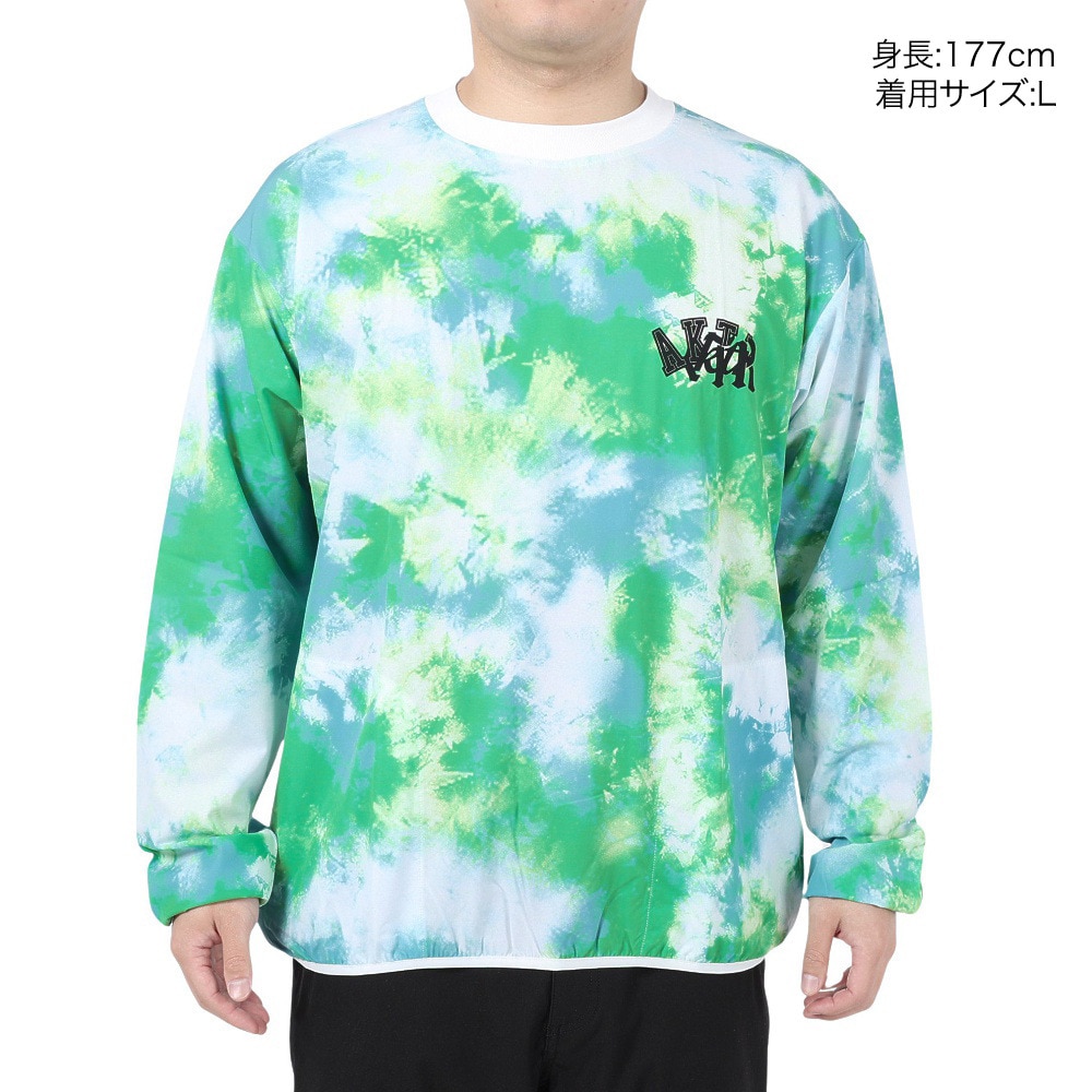 アクター（AKTR）（メンズ、レディース）バスケットボールウェア MIXTURE TIEDYE SHOOTING シャツ 123-007010 WH 速乾