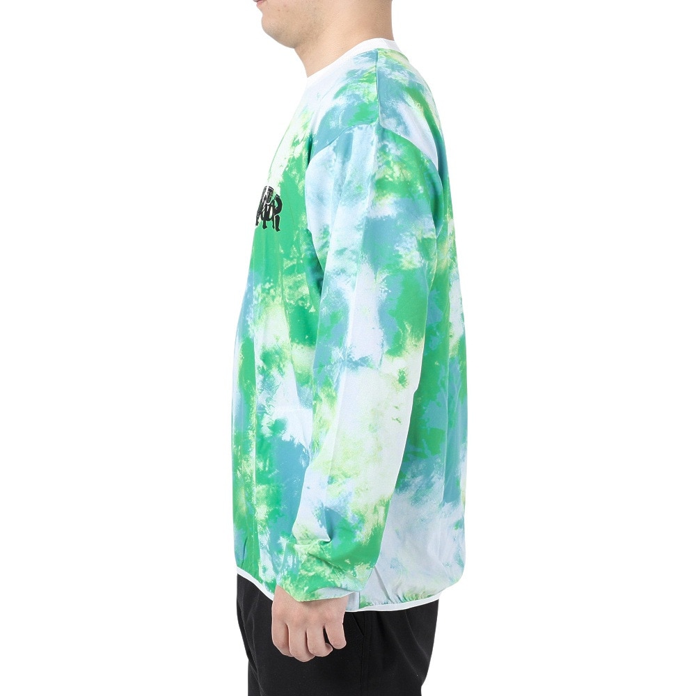 アクター（AKTR）（メンズ、レディース）バスケットボールウェア MIXTURE TIEDYE SHOOTING シャツ 123-007010 WH