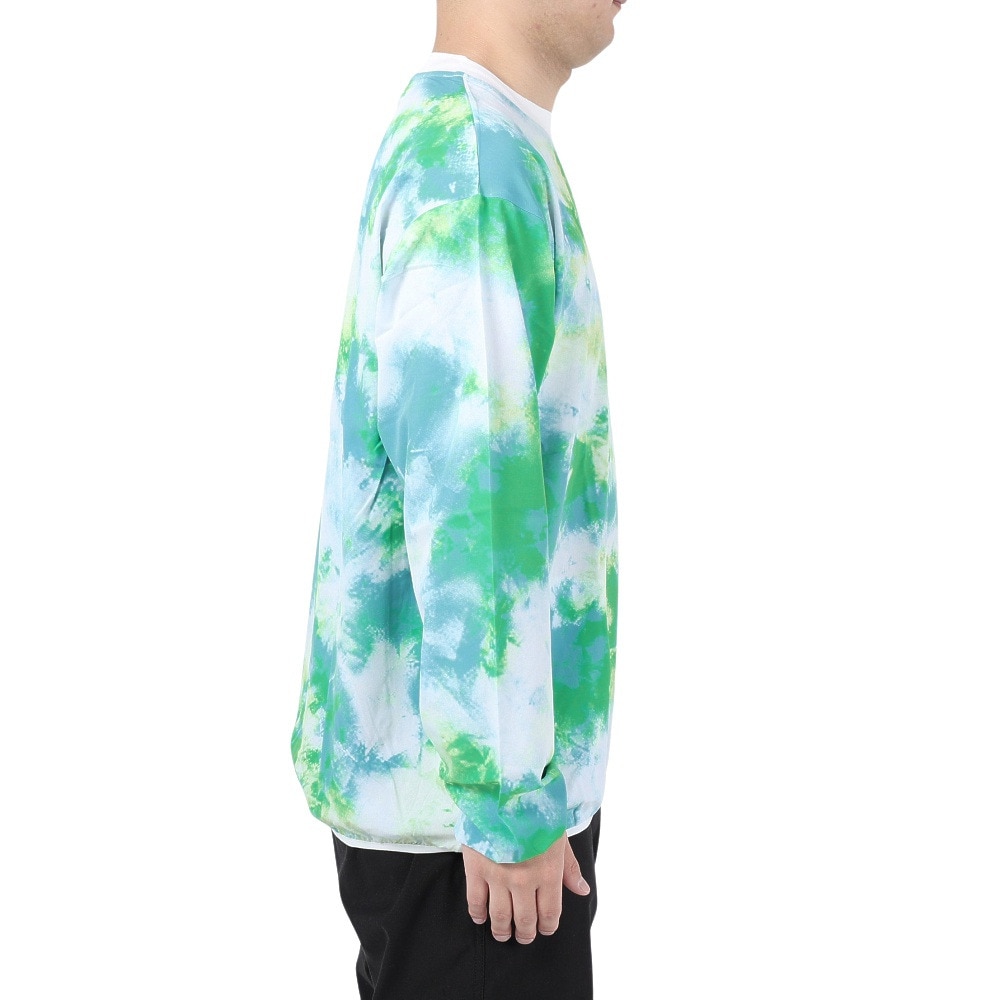 アクター（AKTR）（メンズ、レディース）バスケットボールウェア MIXTURE TIEDYE SHOOTING シャツ 123-007010 WH 速乾