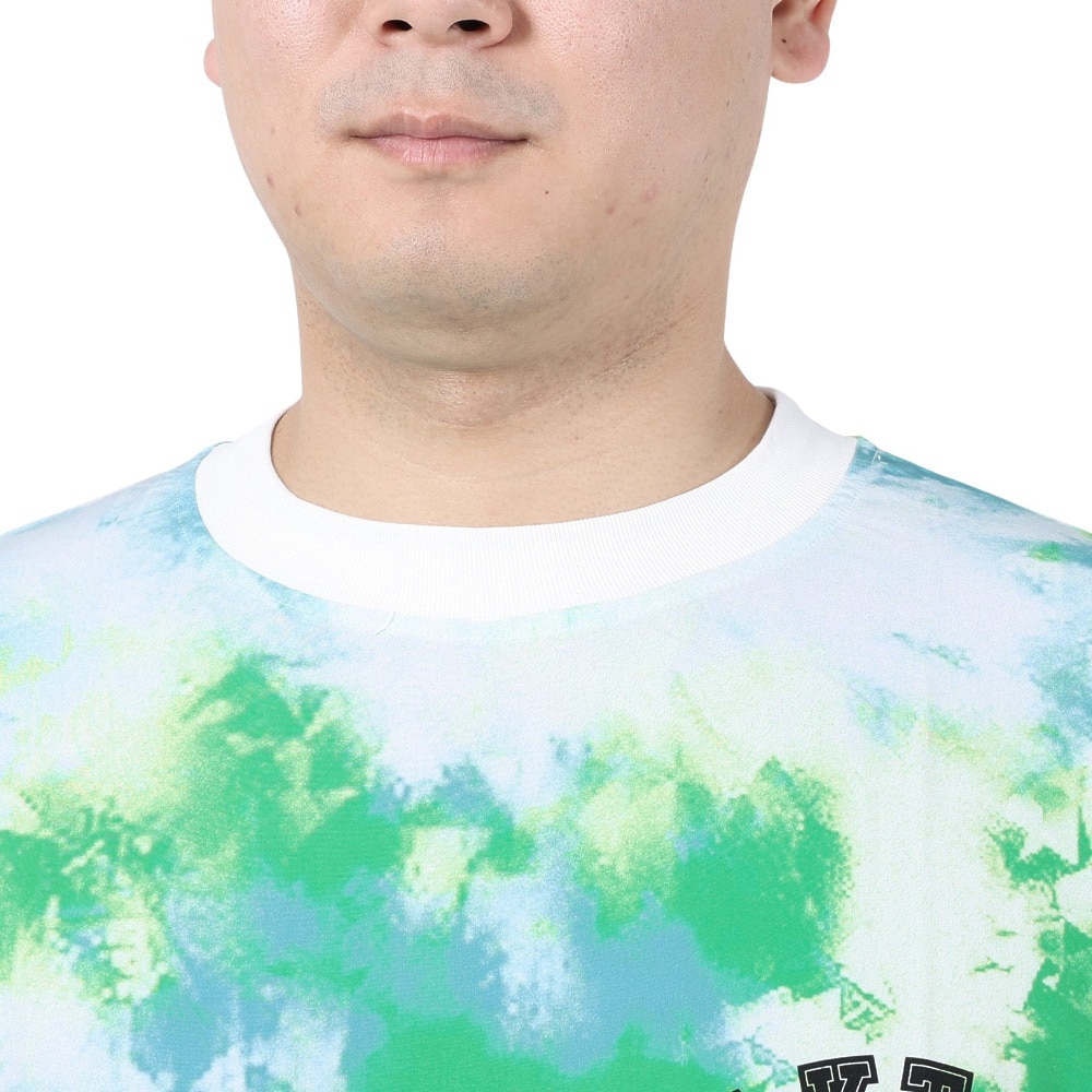 アクター（AKTR）（メンズ、レディース）バスケットボールウェア MIXTURE TIEDYE SHOOTING シャツ 123-007010 WH 速乾