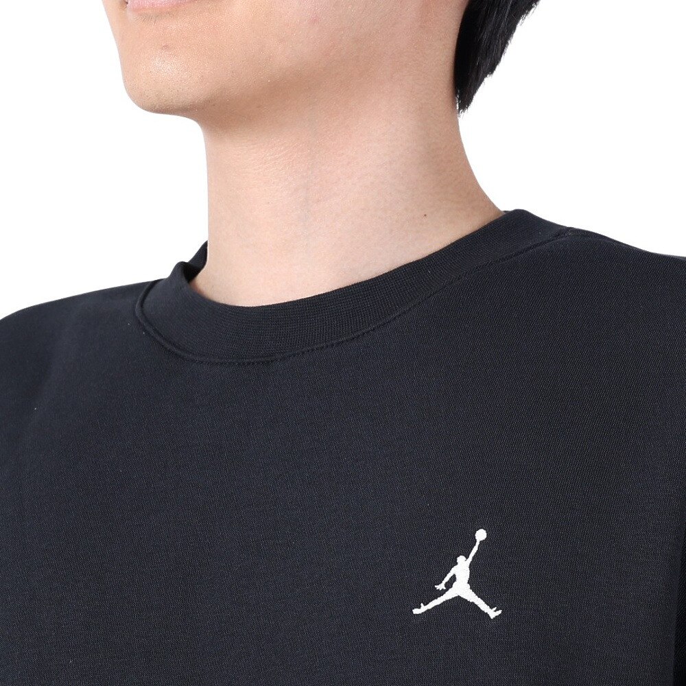 ＪＯＲＤＡＮ（メンズ）バスケットボールウェア ESS フリース クルーネック スウェットシャツ FJ7777-010