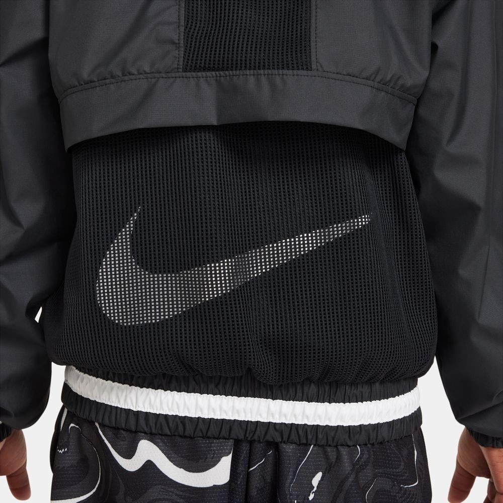 ナイキ（NIKE）（キッズ）長袖 ハーフジップ ジャケット バスケットボールウェア ボーイズ RPL フープス FN8318-010