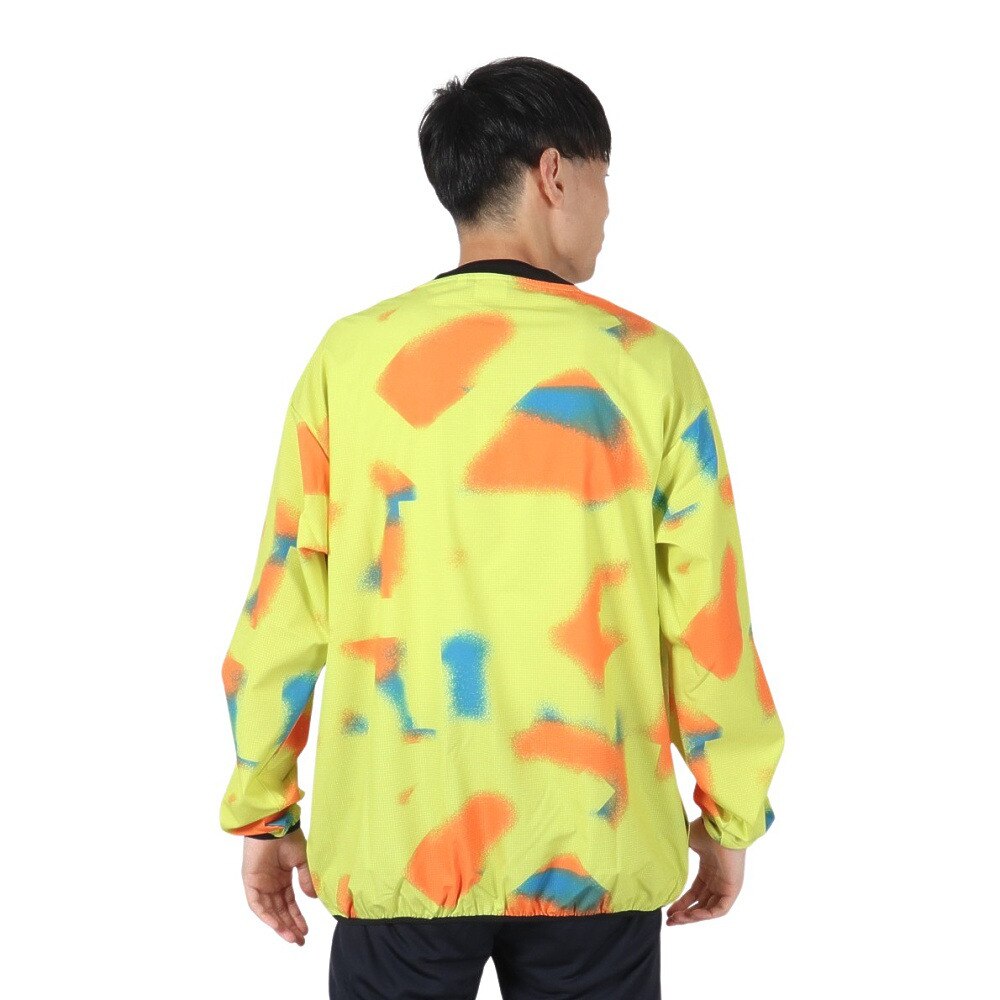 アクター（AKTR）（メンズ）バスケットボールウェア スクリブル Vネック プルオーバー シューティングシャツ 124-001010 YL 速乾