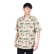 (メンズ)バスケットボールウェア アロハシャツ 124-021010 WH 速乾
