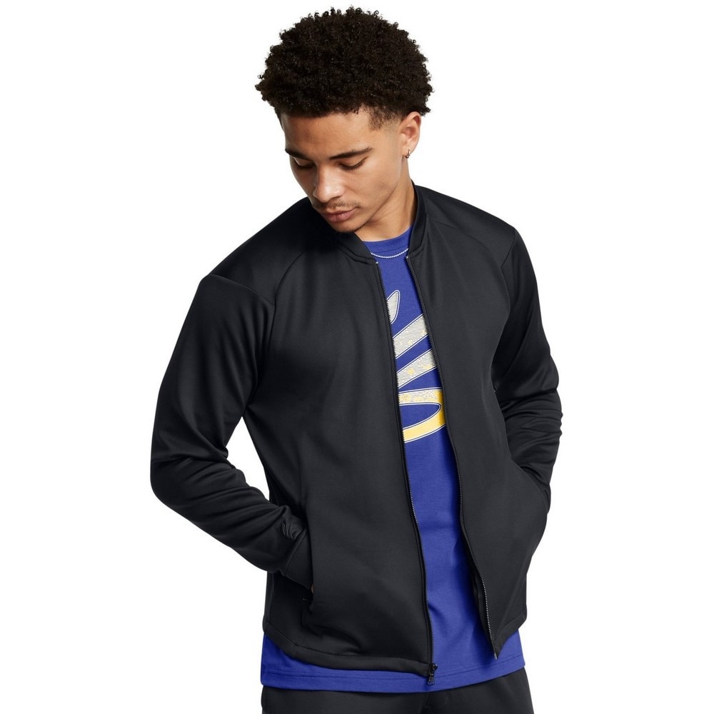 アンダーアーマー（UNDER ARMOUR）（メンズ）バスケットボールウェア カリー トラベル ジャケット 1387090 001