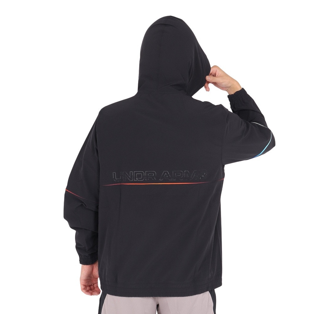 アンダーアーマー（UNDER ARMOUR）（メンズ）バスケットボールウェア ベースライン ファイア アンド アイス ウーブン ジャケット 1387812 001