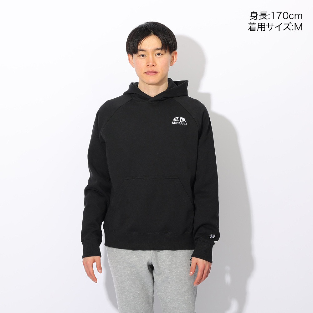 エゴザル（EGOZARU）（メンズ）バスケットボールウェア ダブルフェイス スウェット プルオーバー パーカ EZFW24USW002C001
