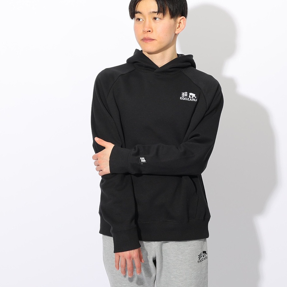 エゴザル（EGOZARU）（メンズ）バスケットボールウェア ダブルフェイス スウェット プルオーバー パーカ EZFW24USW002C001