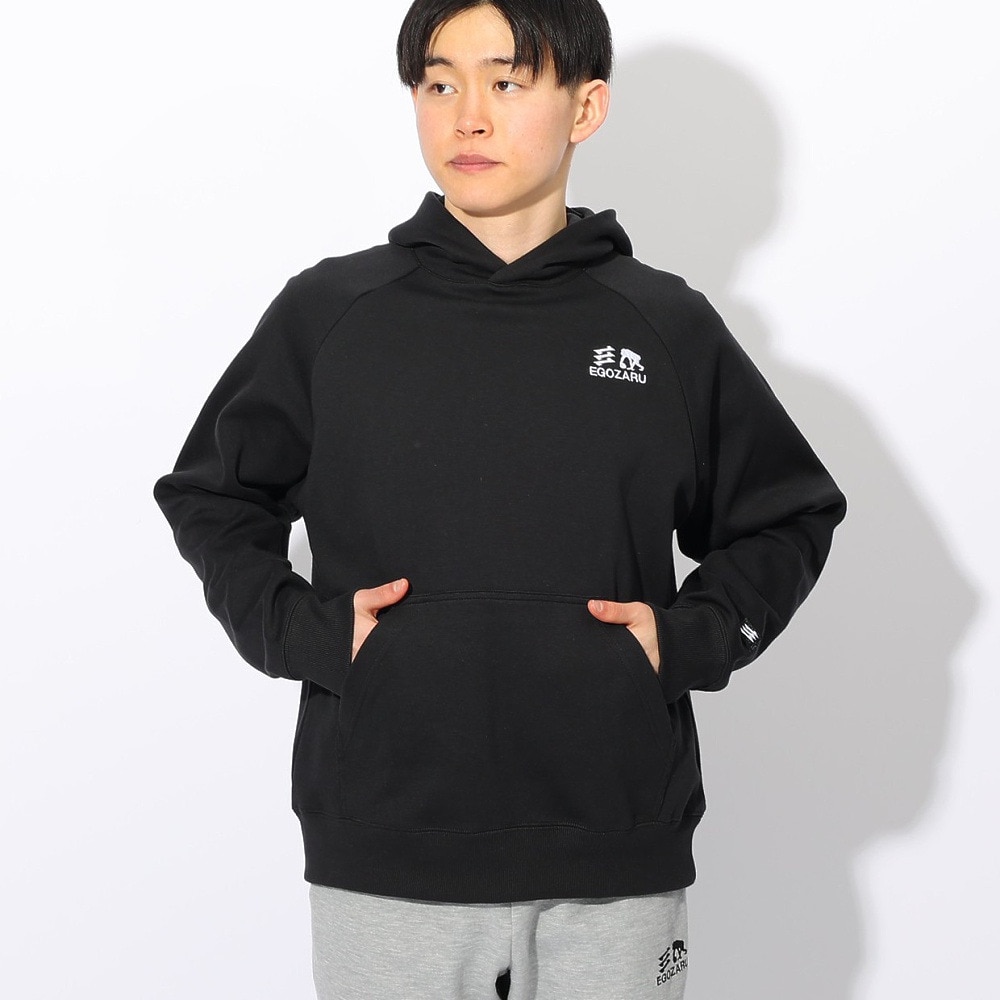 エゴザル（EGOZARU）（メンズ）バスケットボールウェア ダブルフェイス スウェット プルオーバー パーカ EZFW24USW002C001