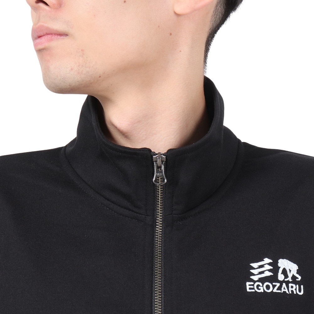 エゴザル（EGOZARU）（メンズ）バスケットボールウェア ハーフジップ スウェット EZFW24USW009C001