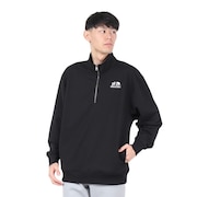 (メンズ)バスケットボールウェア ハーフジップ スウェット EZFW24USW009C