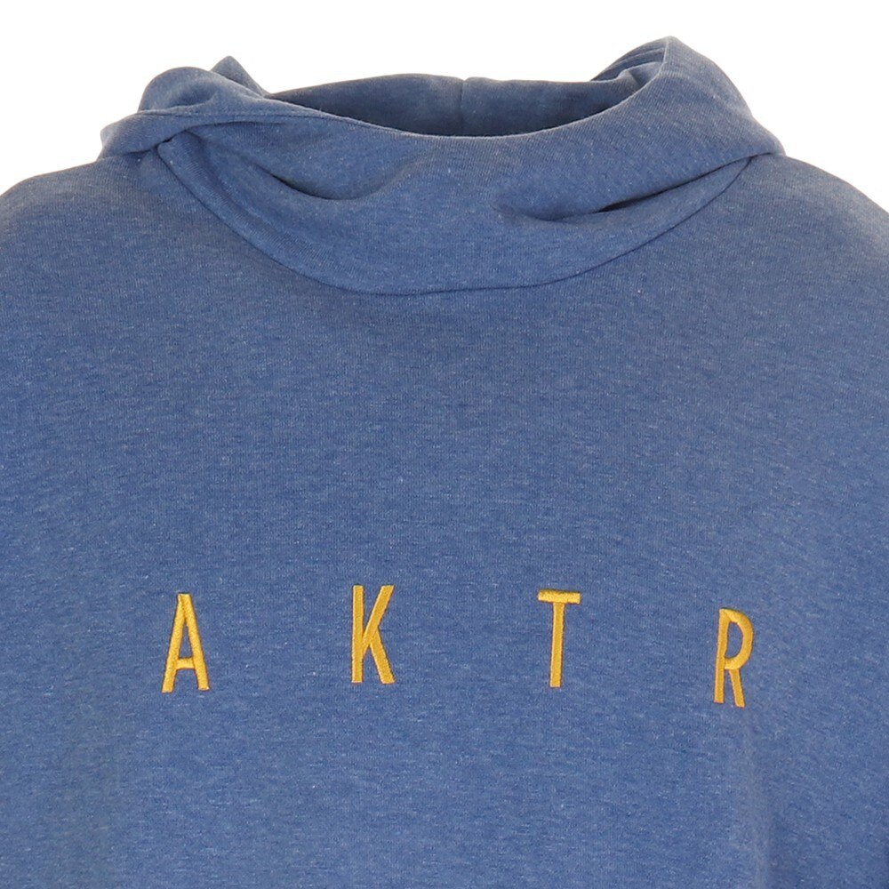 アクター（AKTR）（メンズ、レディース）スウェットモックフーディ プルオーバー 219-057010 BL スポーツウェア