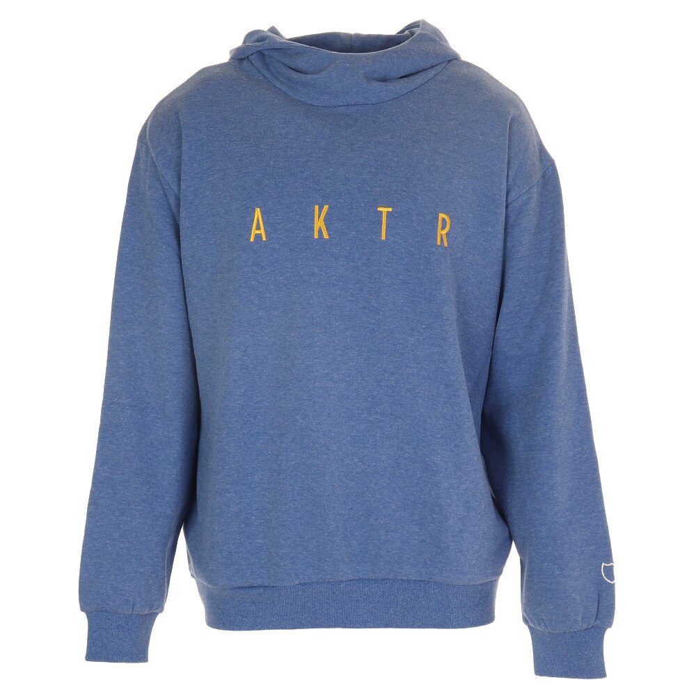アクター（AKTR）（メンズ、レディース）スウェットモックフーディ プルオーバー 219-057010 BL スポーツウェア