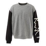 プーマ（PUMA）（メンズ、レディース）ブロックド クルーシャツ スウェット 53051303 スポーツウェア