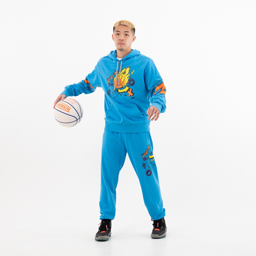 ニューバランス（new balance）（メンズ）Hoops スウェットフーディー MT13583HLU バスケットボール スポーツウェア★★★