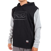 ライズ（RYZ）（メンズ）BONDED フリース プルオーバーパーカー 751R1CD6602 GRY バスケットボール スポーツウェア