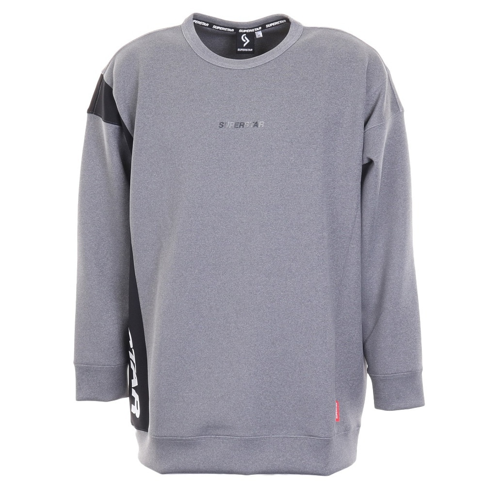Amazon.co.jp: ミズノ（MIZUNO） バスケットボールウェア SUPER STAR スウェットシャツ 32JCS21109  （ブラック/ＬＬ/Men's） : ファッション