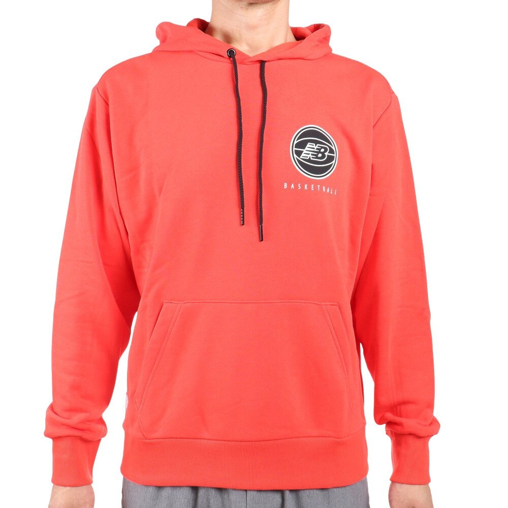 ニューバランス（new balance）（メンズ）バスケットボールウェア Hoops Essential スウェットフーディー MT13585ENR