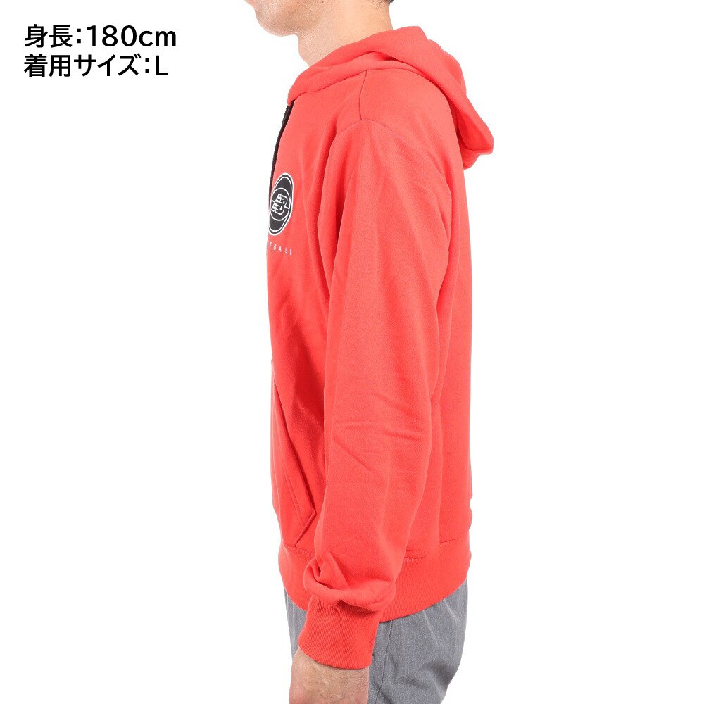 ニューバランス（new balance）（メンズ）バスケットボールウェア Hoops Essential スウェットフーディー MT13585ENR