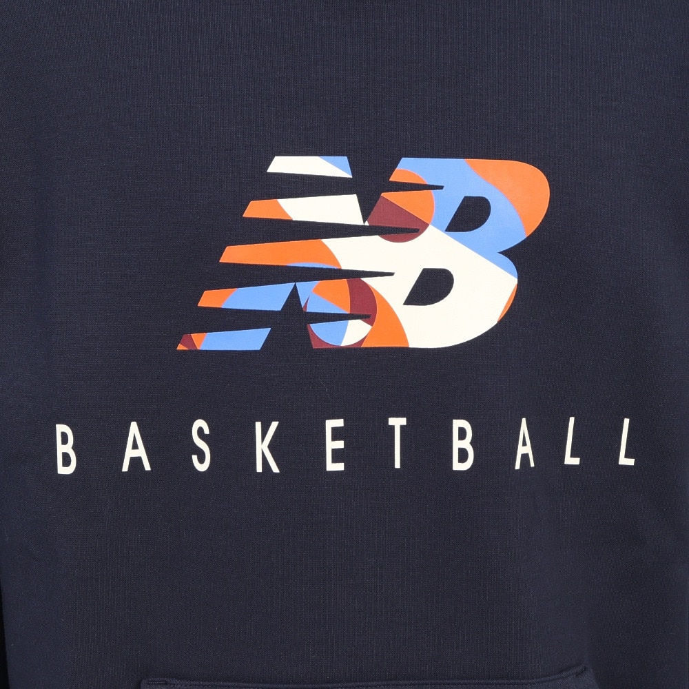 ニューバランス（new balance）（メンズ）バスケットボールウェア Hoops Classic Court スウェットプルオーバーフーディー MT23585ECL