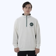 ニューバランス（new balance）（メンズ）バスケットボールウェア スウェットハーフジップトップ AMT25115SST