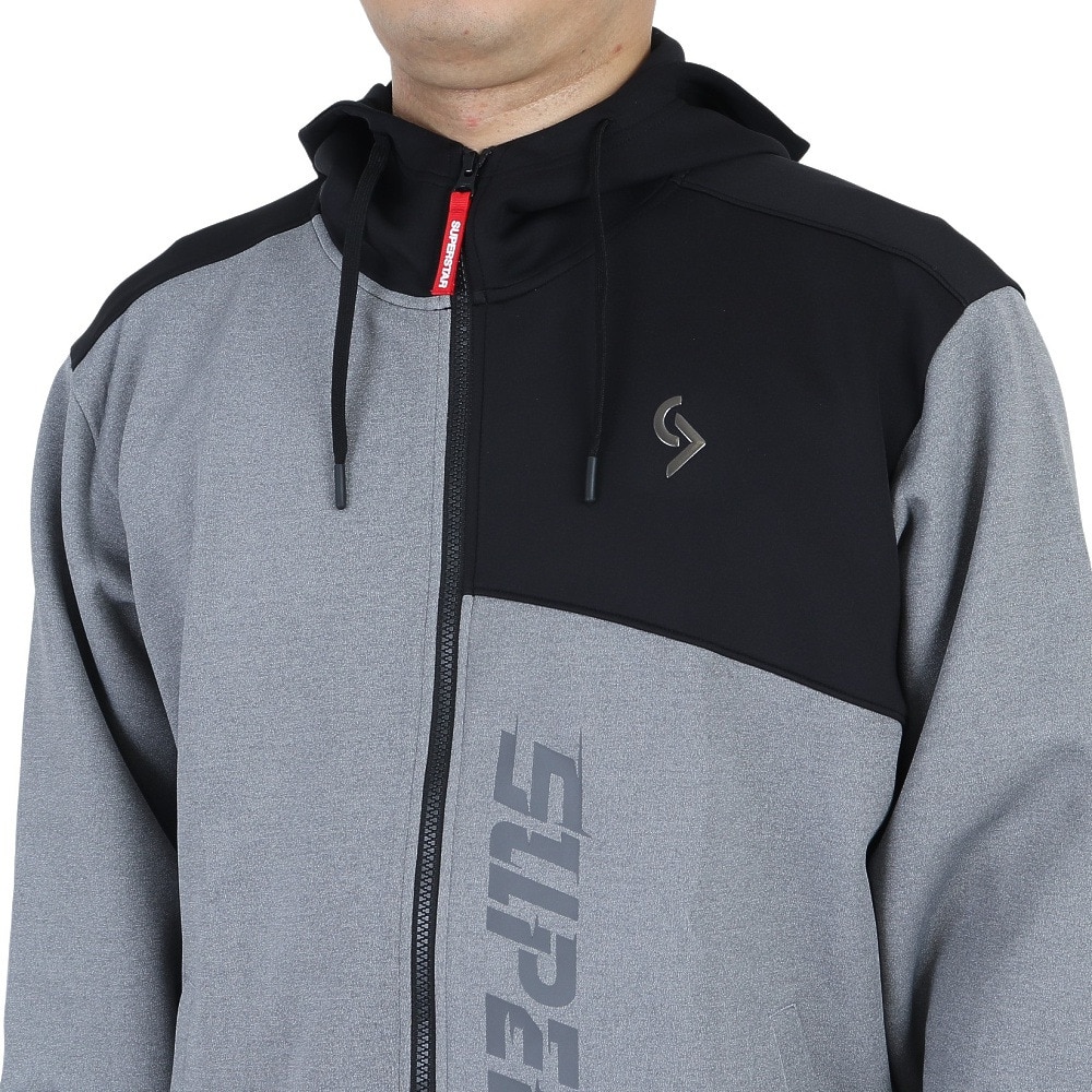ミズノ（MIZUNO）（メンズ）バスケットボールウェア SUPERSTAR スウェットパーカー 32JCS27105