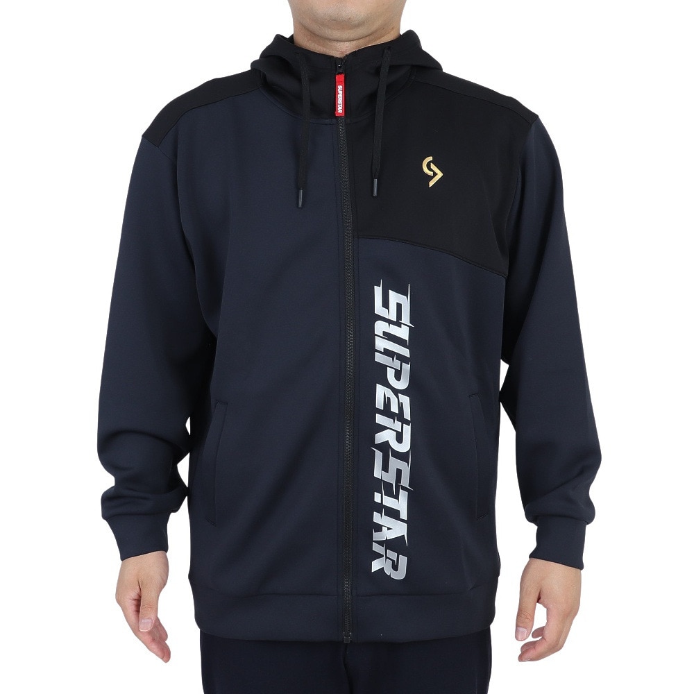 ミズノ（MIZUNO）（メンズ）バスケットボールウェア SUPERSTAR スウェットパーカー 32JCS27109