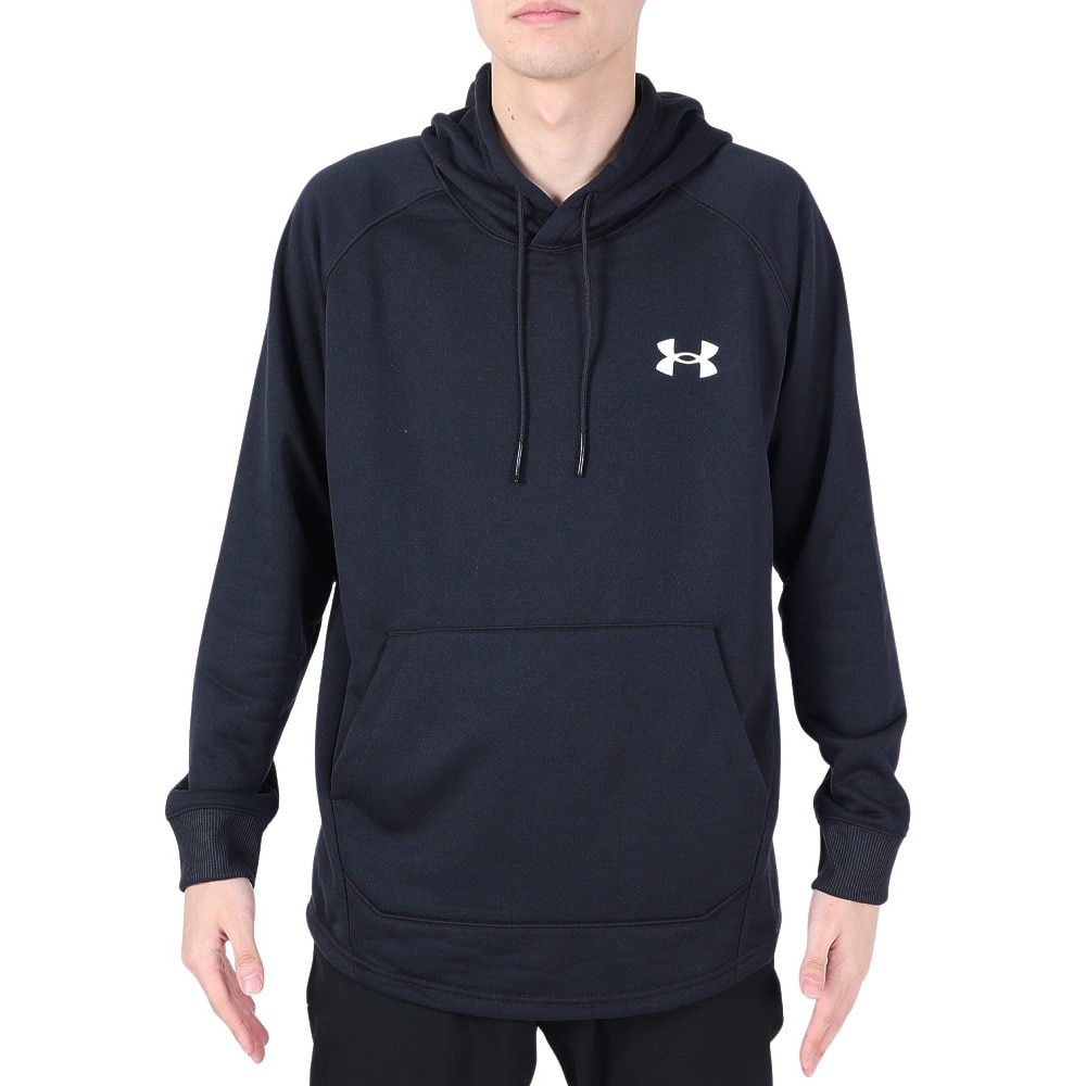 アンダーアーマー（UNDER ARMOUR）（メンズ）バスケットボールウェア ゲームタイム スウェット ロングスリーブ プルオーバーフーディー 1381378 001 速乾