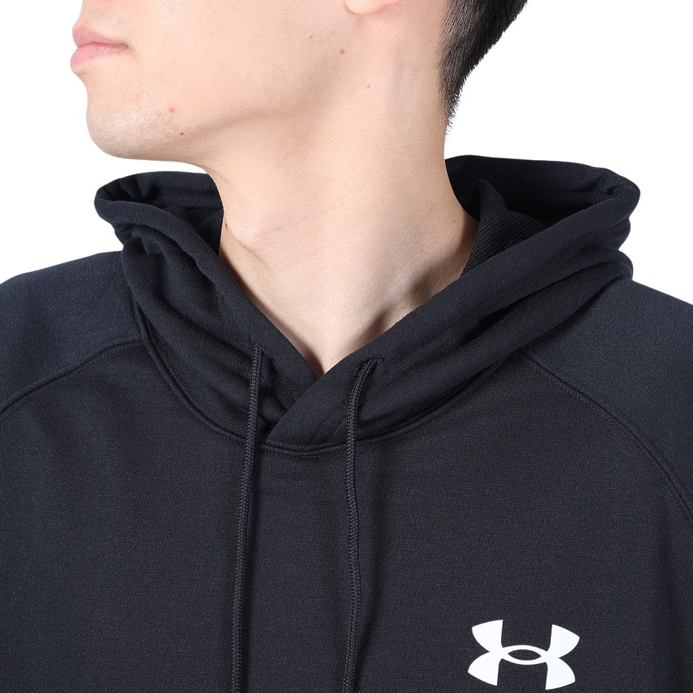 アンダーアーマー（UNDER ARMOUR）（メンズ）バスケットボールウェア ゲームタイム スウェット ロングスリーブ プルオーバーフーディー 1381378 001 速乾
