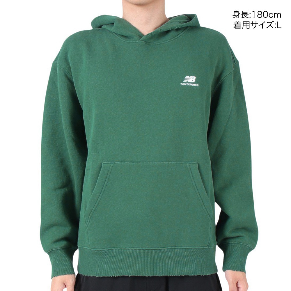 ニューバランス（new balance）（メンズ）バスケットボールウェア Hoops フリースフーディー MT33586TFN