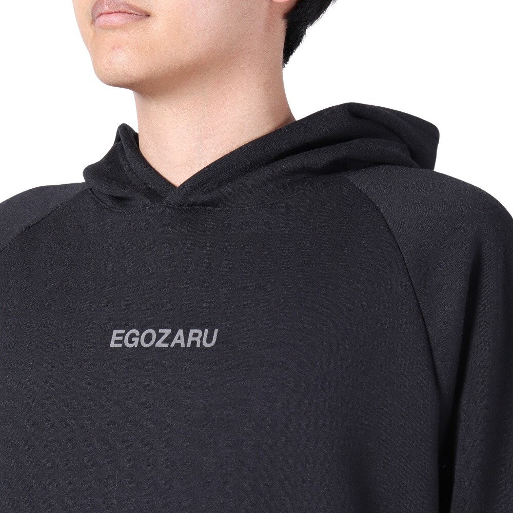 エゴザル（EGOZARU）（メンズ）バスケットボールウェア 長袖スウェット プルオーバーパーカー EZSW-F2302-012