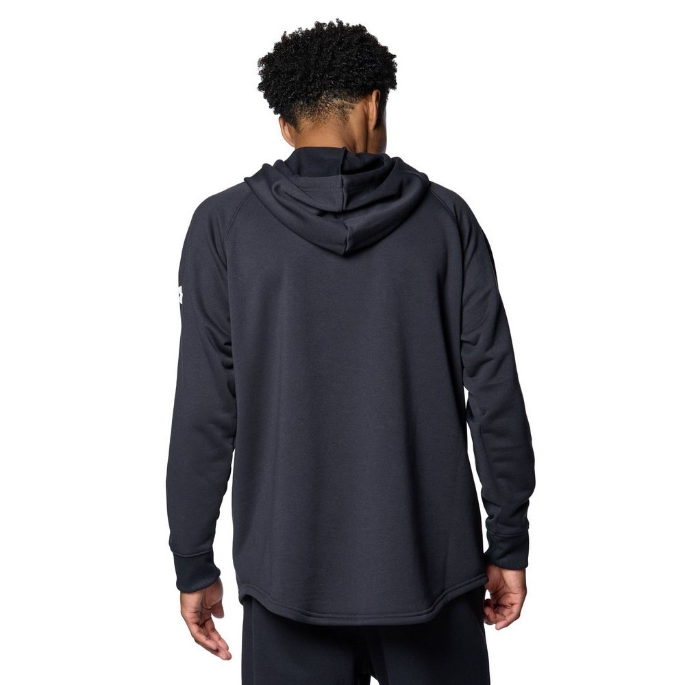 アンダーアーマー（UNDER ARMOUR）（メンズ）バスケットボールウェア ロングショット スウェット フーディー 1388352 001
