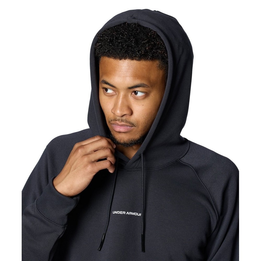 アンダーアーマー（UNDER ARMOUR）（メンズ）バスケットボールウェア ロングショット スウェット フーディー 1388352 001