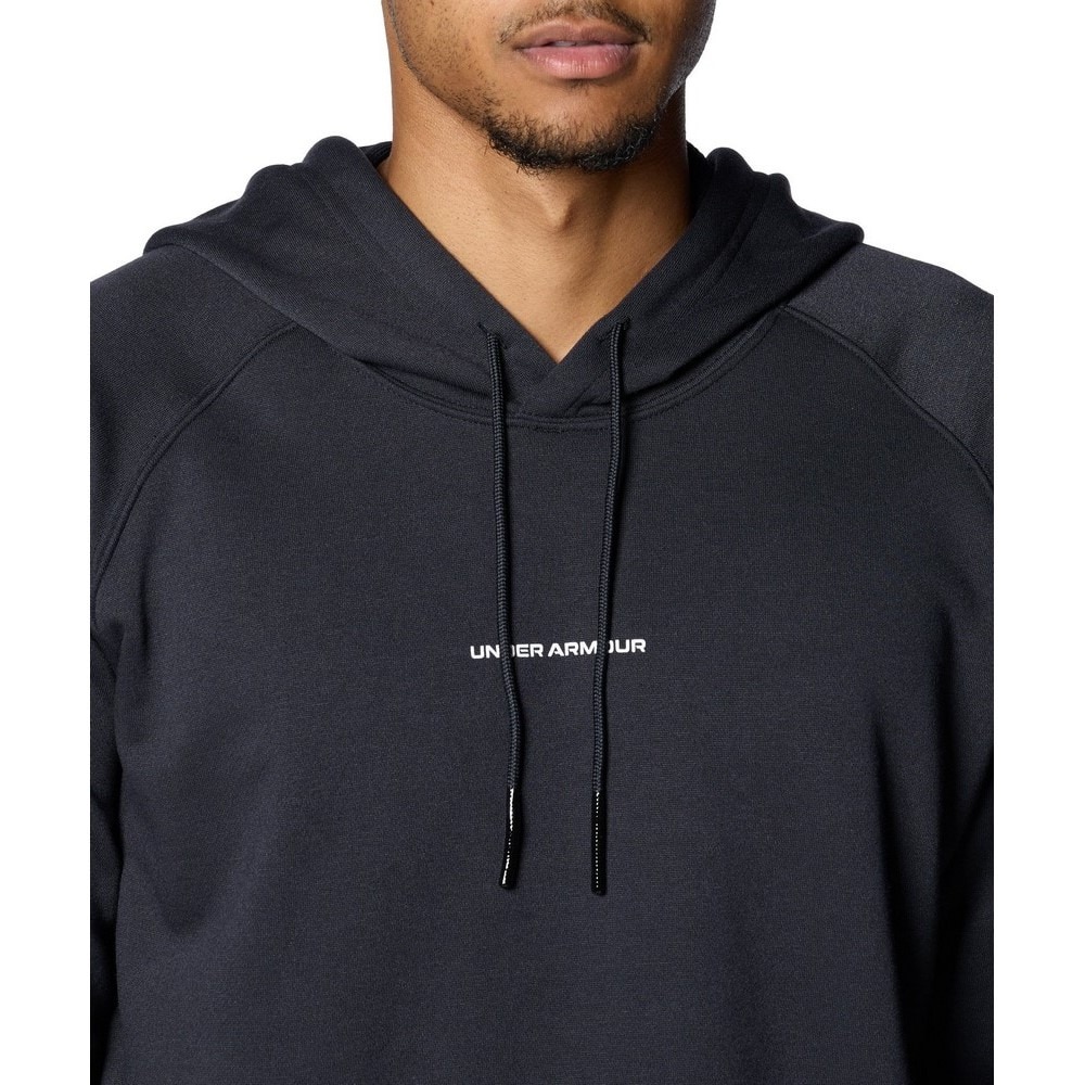 アンダーアーマー（UNDER ARMOUR）（メンズ）バスケットボールウェア ロングショット スウェット フーディー 1388352 001