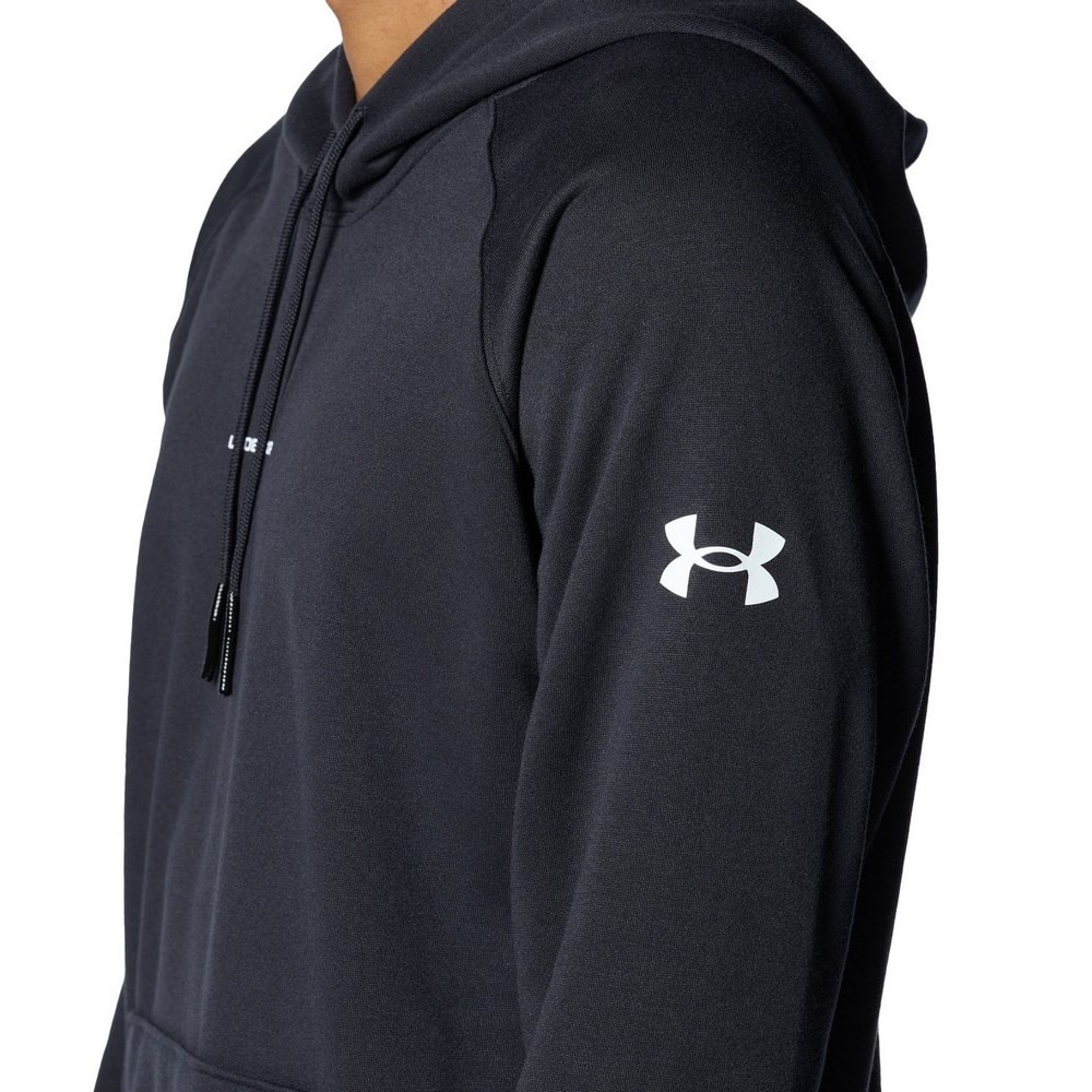 アンダーアーマー（UNDER ARMOUR）（メンズ）バスケットボールウェア ロングショット スウェット フーディー 1388352 001
