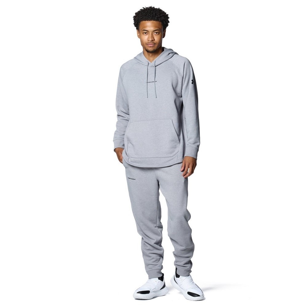 アンダーアーマー（UNDER ARMOUR）（メンズ）バスケットボールウェア ロングショット スウェット フーディー 1388352 035