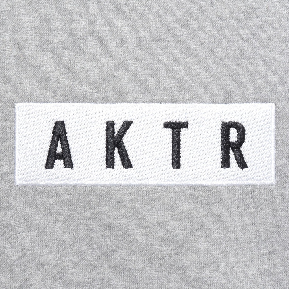 アクター（AKTR）（メンズ、レディース）バスケットボールウェア ロゴ スウェット プルオーバー フーディー 224-027010 GY