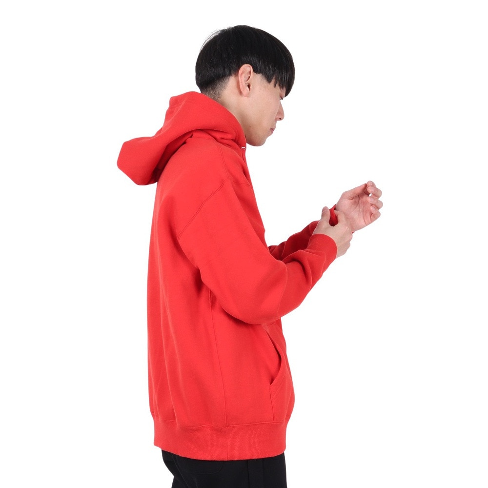 アクター（AKTR）（メンズ）バスケットボールウェア ロゴ スウェット プルオーバー フーディー 224-027010 RD